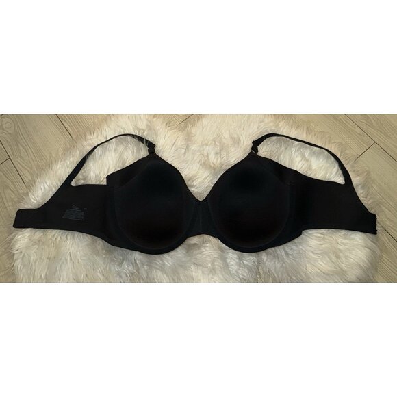 Olga GB0561A No Side Effects Contour Bra Lined Underwire Womens 42D Black - Picture 5 of 6